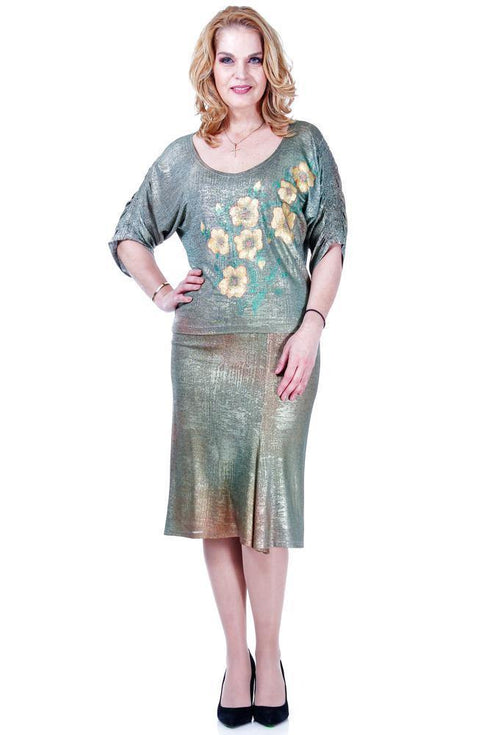 Bluza pictata jerse  Liza Panait Liza Panait Online Boutique